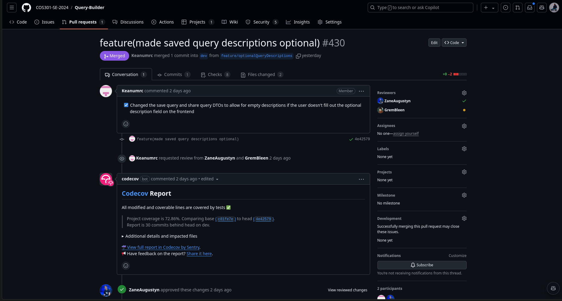 GitHub Pull Request 1